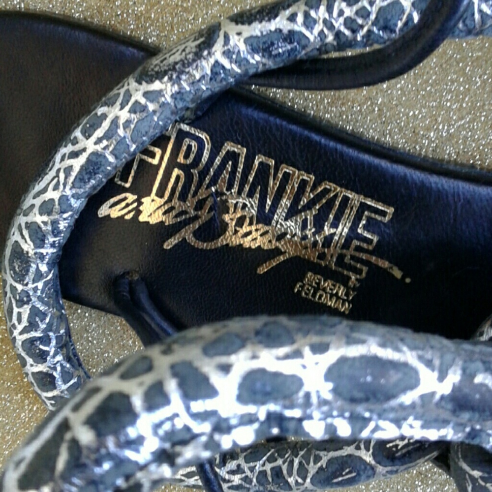 FRANKIE AND BABY BEVERLEY FELDMAN DESIGNER SANDALS - Picture 4 of 5